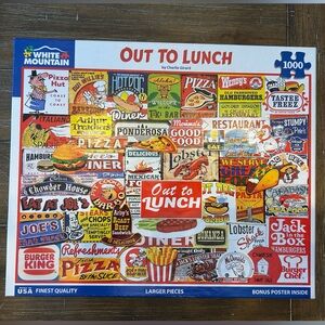 White Mountain Out to Lunch, 1000 pieces